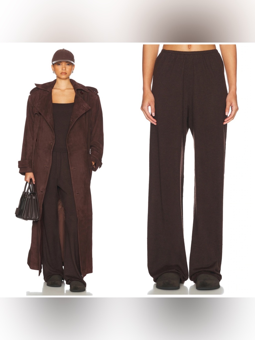 New! Helsa Alanna Wide-Leg Knit Pants Chocolate Brown ๐ค Medium NWT!